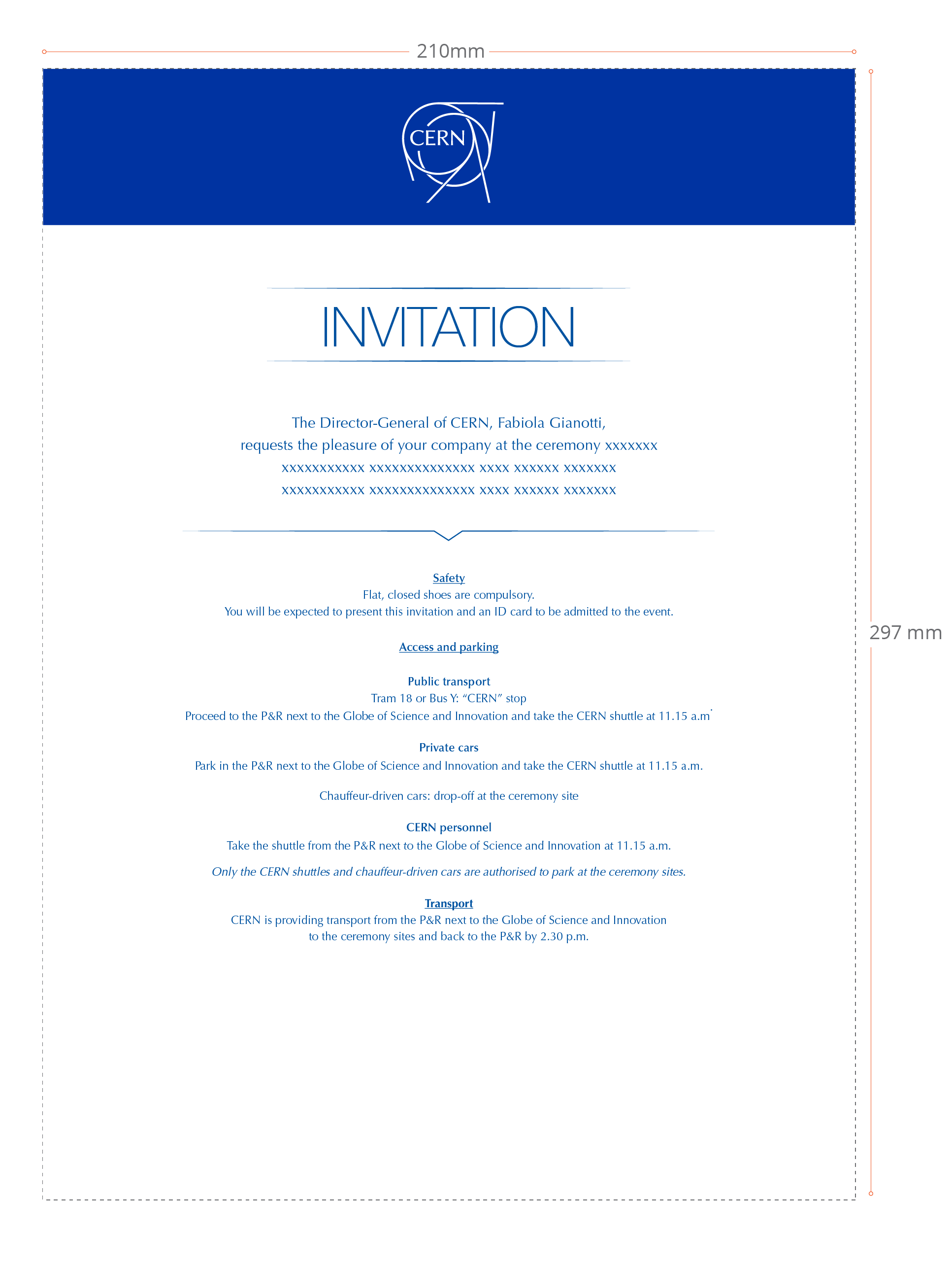 invitation A4