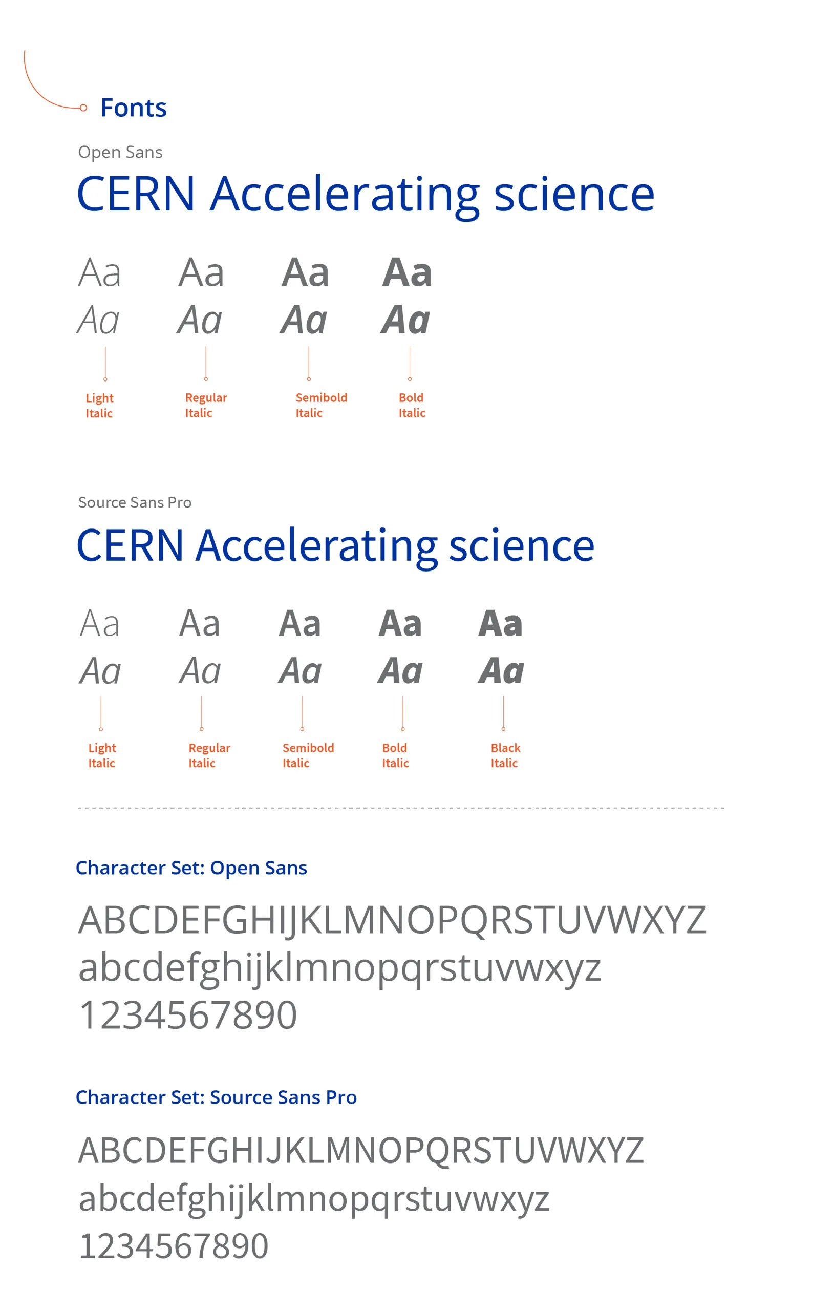 Web fonts